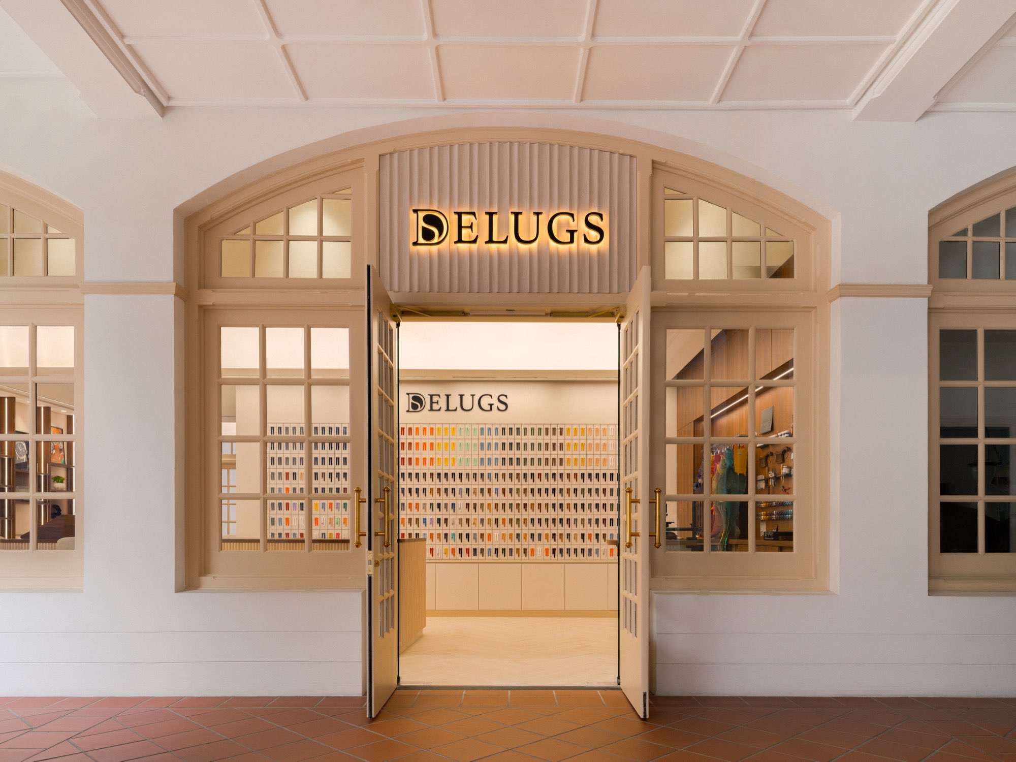 The Delugs flagship boutique at Raffles Hotel, Singapore